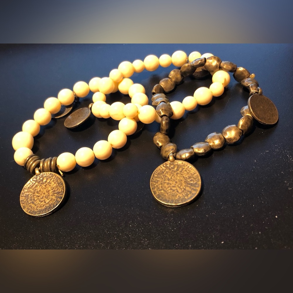 3 piece beaded bracelet set